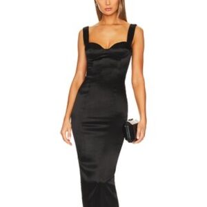 SAU LEE Palmela Dress in Black